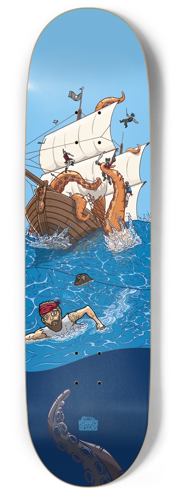 Kraken 9.0" 9 Inch Skateboard