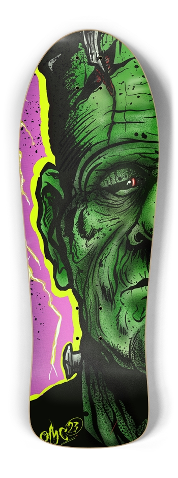 Frank N. Stein Retro Old School Shape