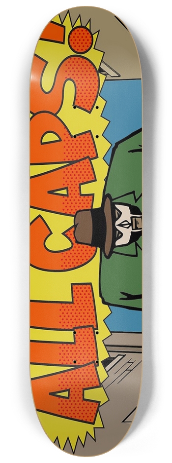 all cap 8-1/4 Skateboard Deck