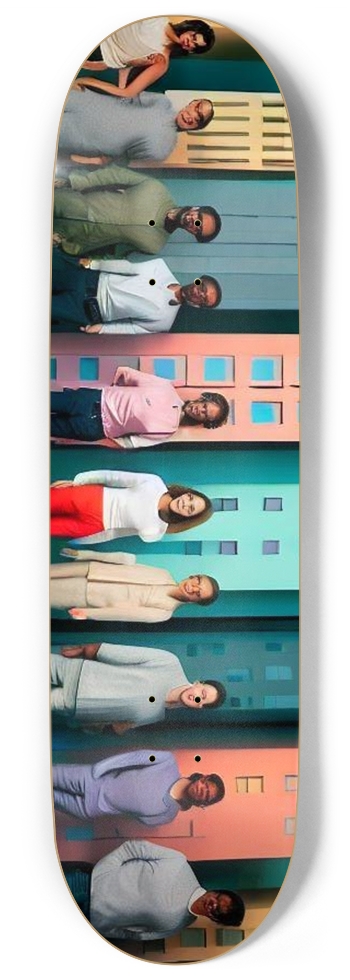 Meet the Neighbors 9 Inch Skateboard