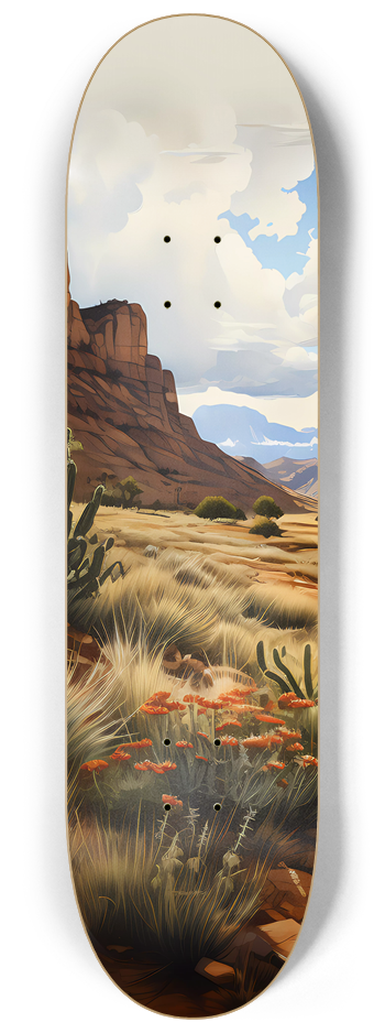 3 Deck Series - Southwestern #1 8-1/4 Skateboard Deck