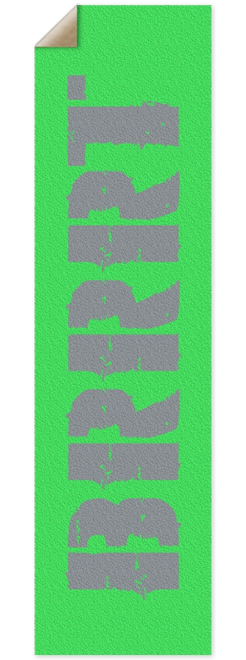 BRRRT Griptape Green 9 x 33 Inch Griptape