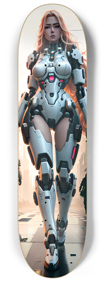 3 Deck Series - Battle Mech Girls #2 8-1/4 Skateboard Deck