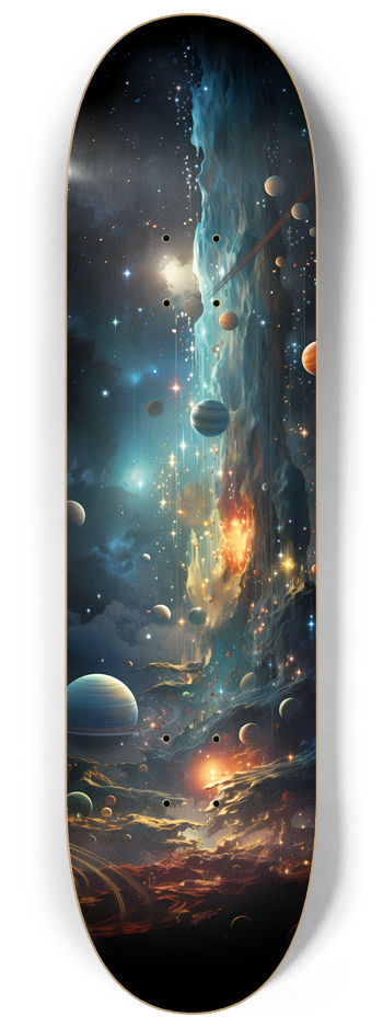 3 Deck Series - Outer Space #1 8-1/4 Skateboard Deck