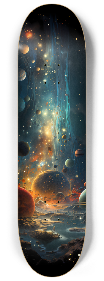 3 Deck Series - Outer Space #3 8-1/4 Skateboard Deck