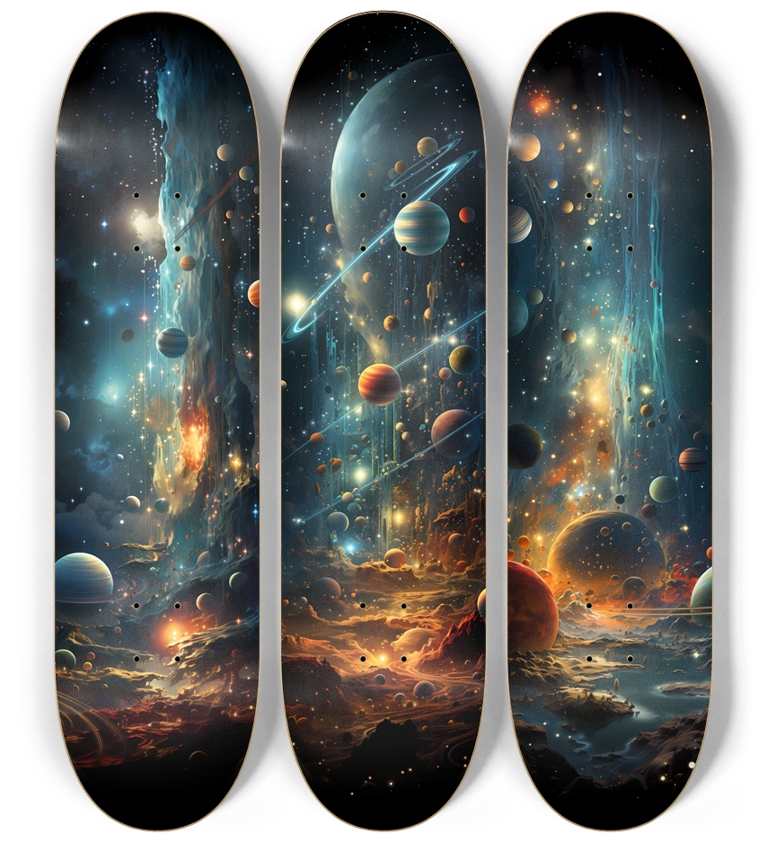 3 Deck Series - Outer Space 3 Deck Wall Series