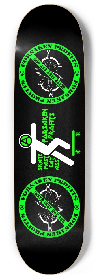 Green SFEA 9 in 9 Inch Skateboard