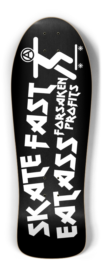 Skate Fast Eat Ass Old School Old School Shape