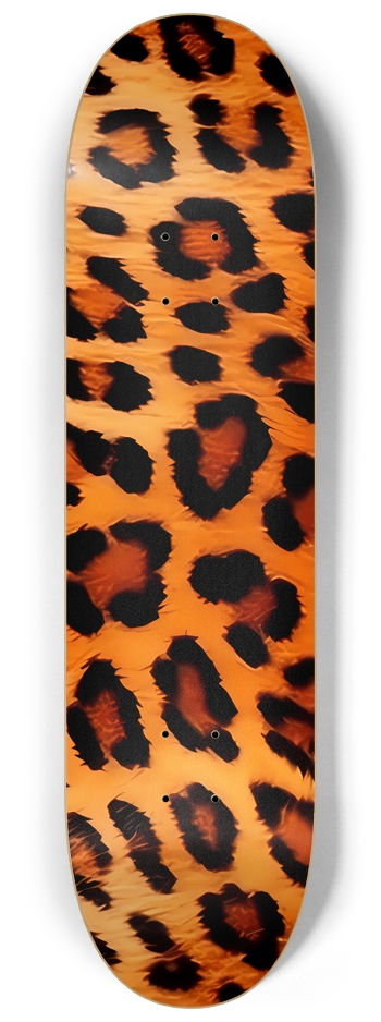 Custom Leopard 1 Skateboard 8-1/4 Skateboard Deck