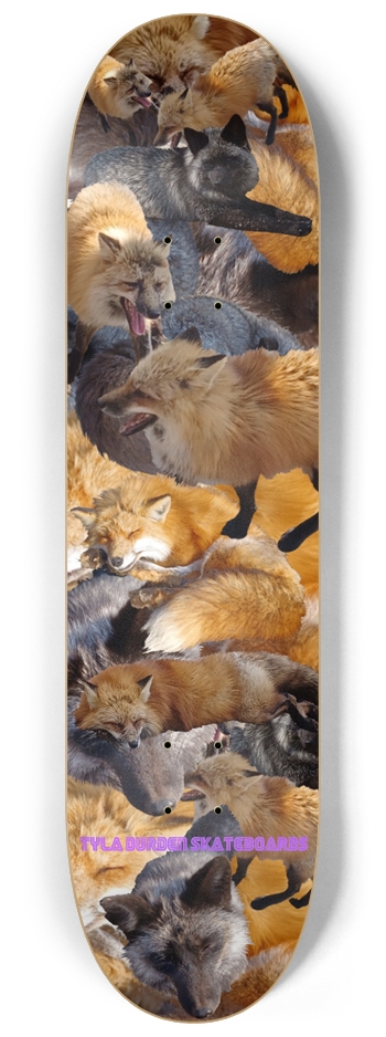 The 6 Foxes of Miyagi Zao Village 8-1/4 Skateboard Deck