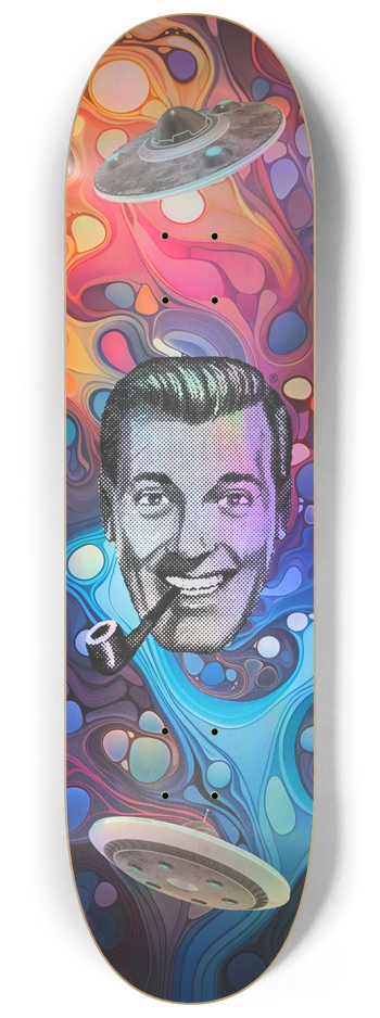 J.R. "Bob" Dobbs Holographic Skateboard 8-1/4 Skateboard Deck