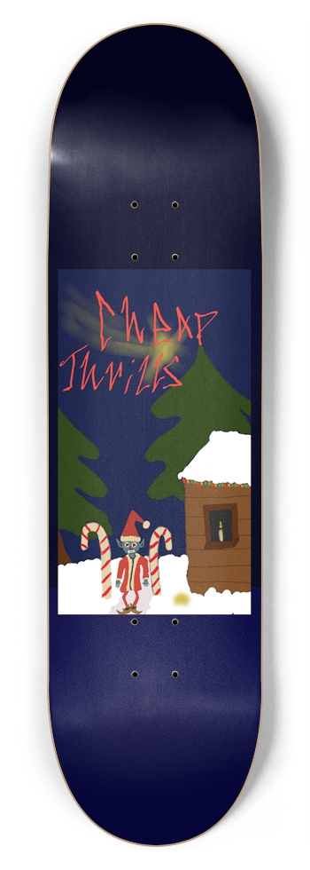 Xmas Elf 8-3/4 Inch Skateboard