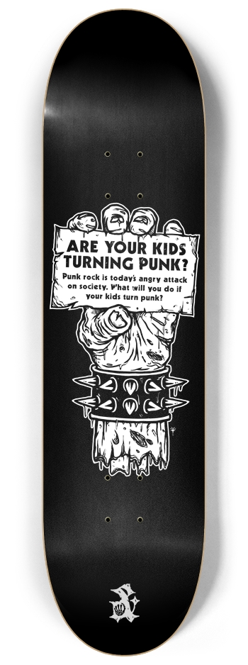 Turn Punk 8-1/4 Skateboard Deck