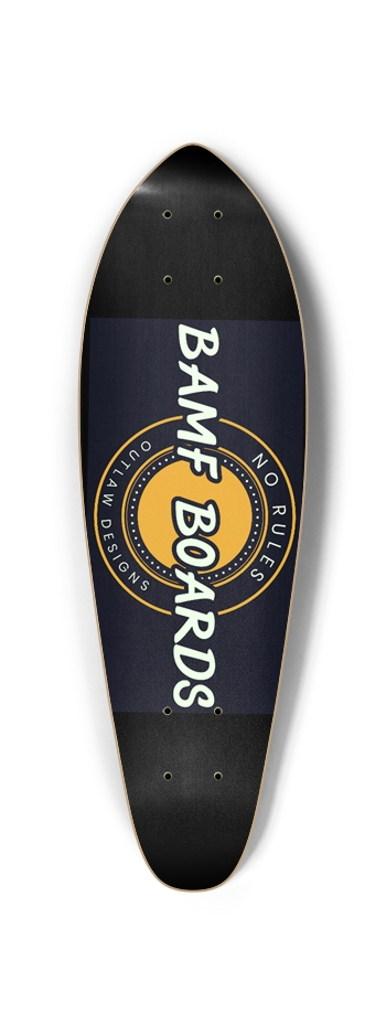 BAMF MCS Night GLOW Skateboard Mini Cruiser