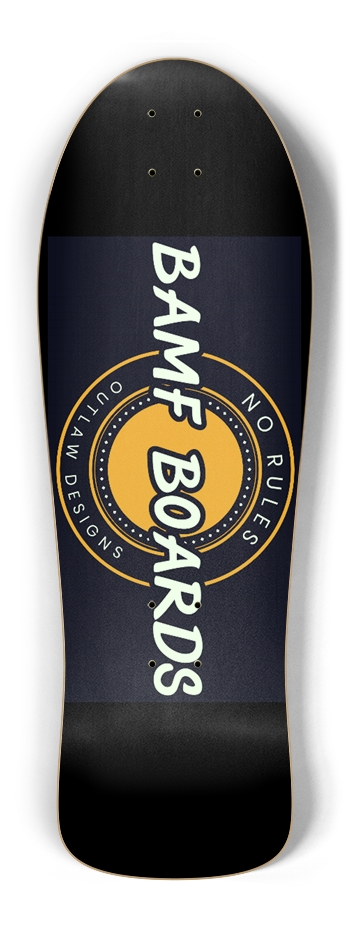 BAMF Night Glow Skateboard Old School Shape