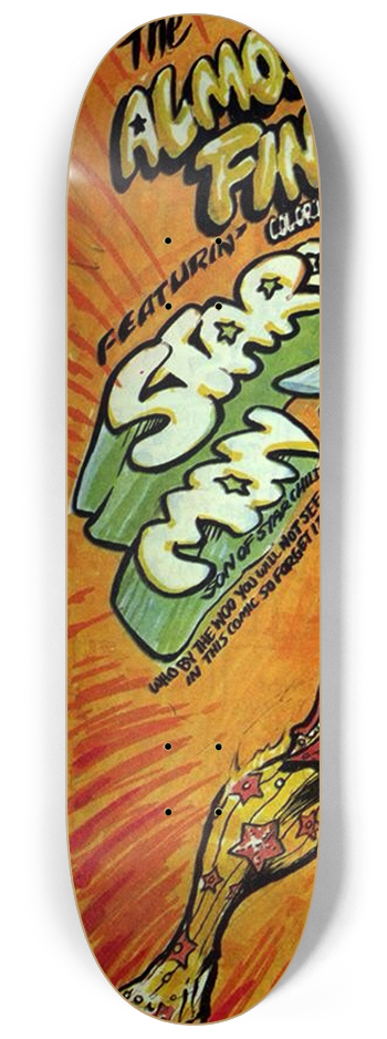 Starr Man - 3 Deck Series with Night Glow #1 8-1/4 Skateboard Deck