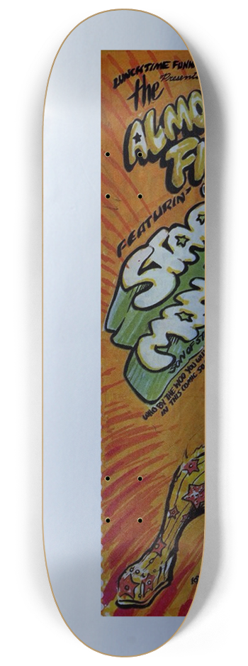 Star Man Silver - 3 Deck Series #1 8-1/4 Skateboard Deck