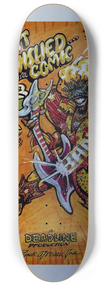 Star Man Silver - 3 Deck Series #2 8-1/4 Skateboard Deck