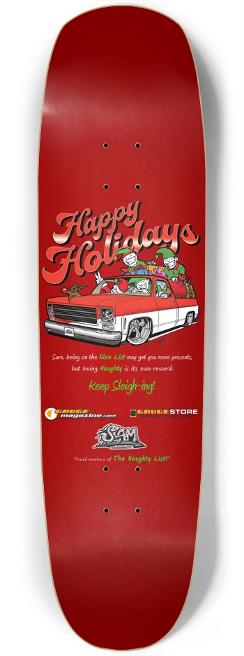 Happy Holidays Square Nose