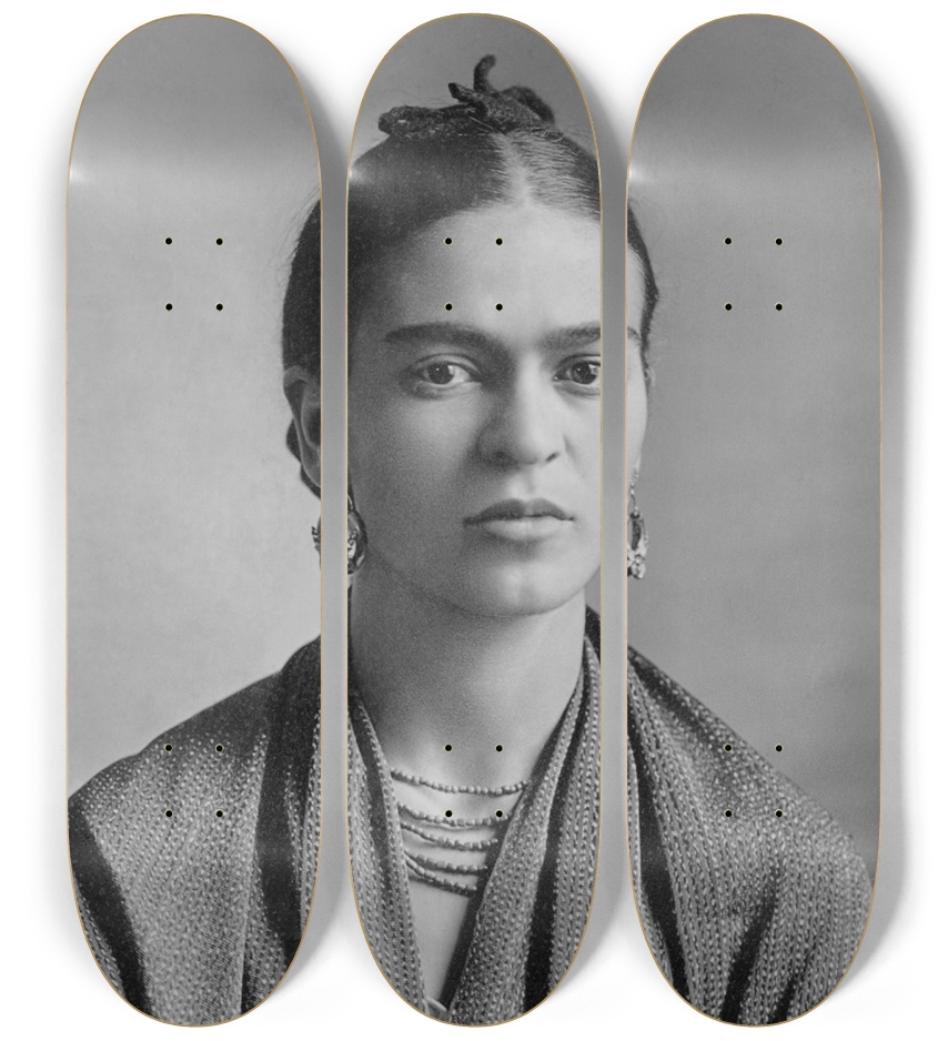 Frida Skateboard Mexican Wall Art 3 Deck Wall Series