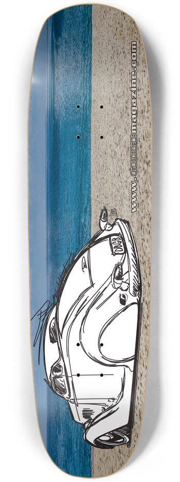 DBGB Find Your Center Custom Skateboard Square Nose