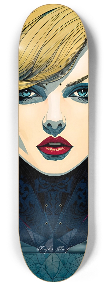 Totally Taylor Swift 09' Skateboard 8-1/4 Skateboard Deck