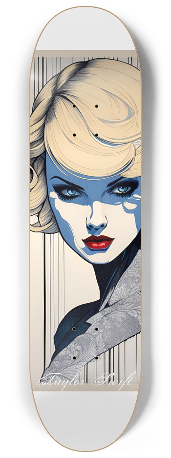 Totally Taylor Swift 10' Skateboard 8-1/4 Skateboard Deck