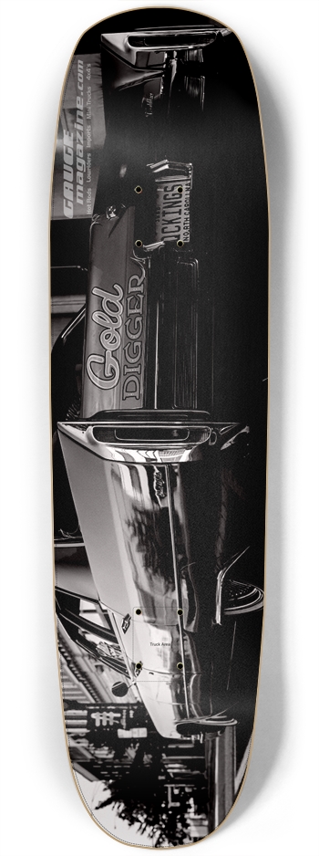 Gold Digger Custom Skateboard Square Nose