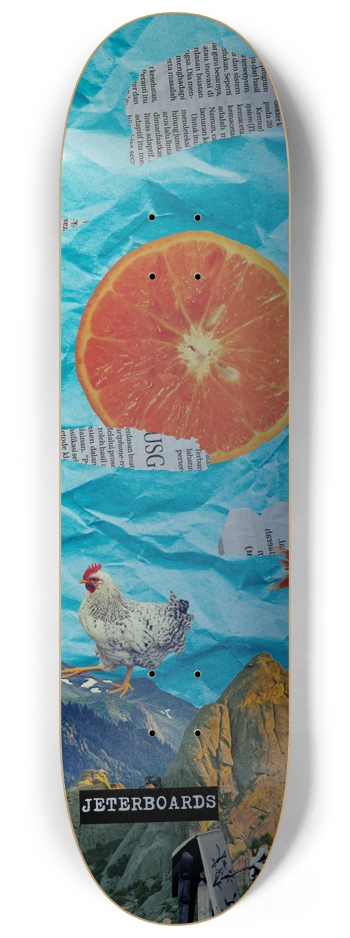 . 8-1/4 Skateboard Deck