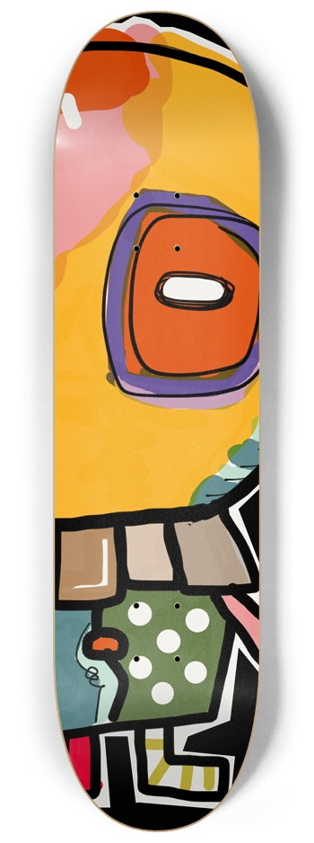 Robot 8-1/4 Skateboard Deck