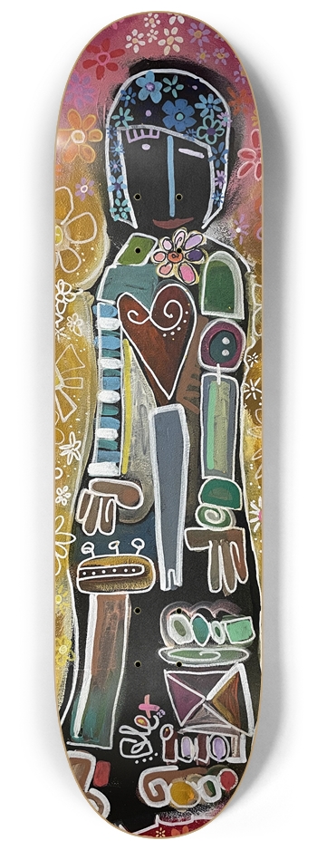 Bed of Flowers 8-1/4 Skateboard Deck