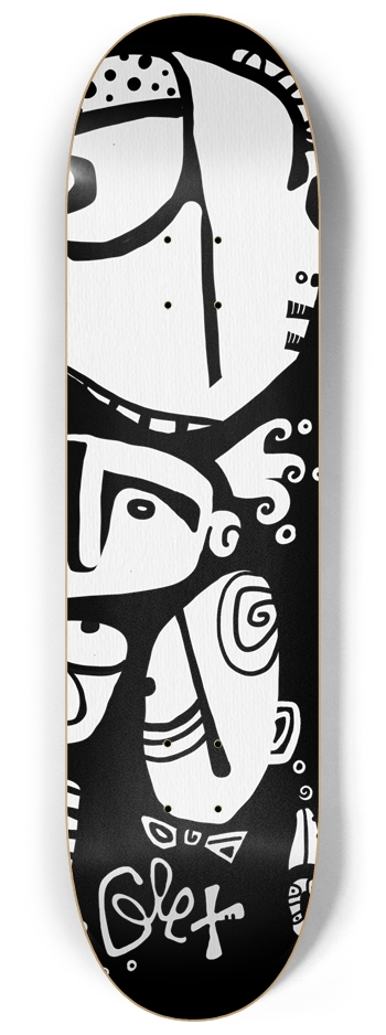 Pay Attention 8-1/4 Skateboard Deck