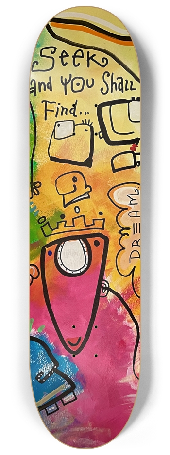 Seek 8-1/4 Skateboard Deck