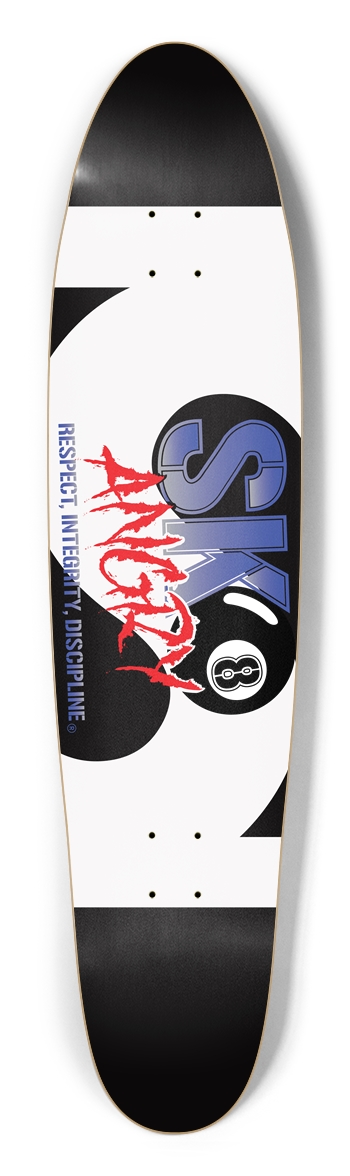 Angry Skate Longboard Shape