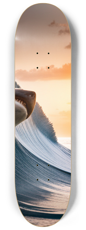 Shark bite 3 Deck Series #2 8-1/4 Skateboard Deck