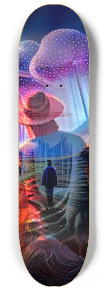 Shroom World Deck Series #3 8-1/4 Skateboard Deck