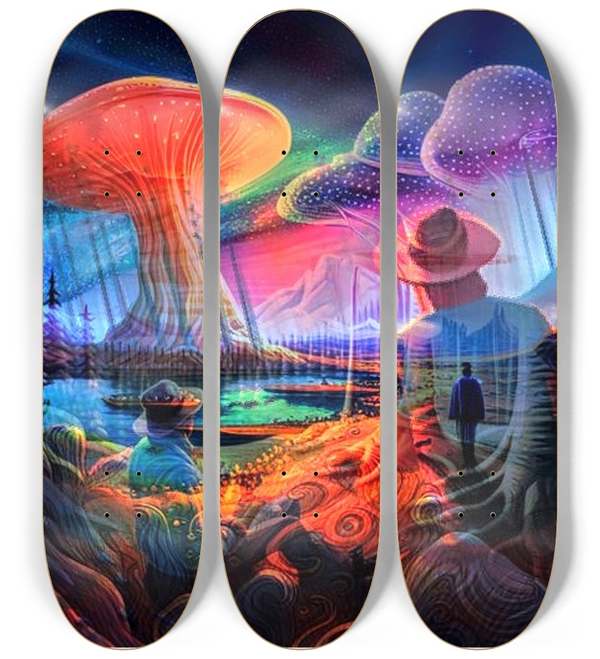Shroom World Deck Series 3 Deck Wall Series