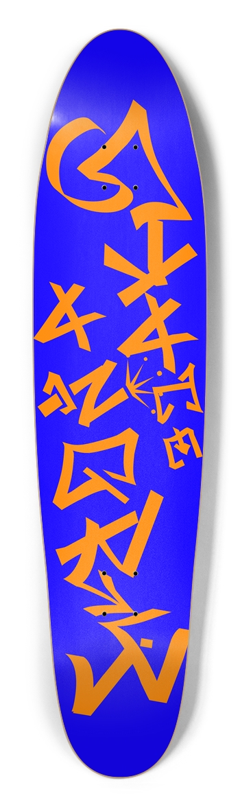 ORANGE CRUSH Longboard Shape