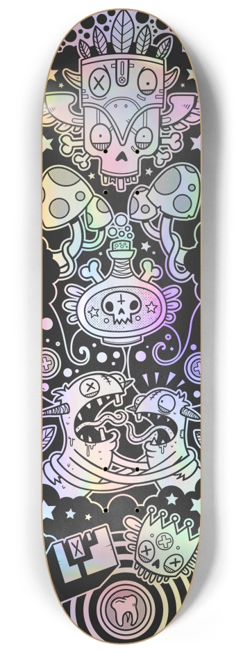 Totemic (Holographic) 8-1/4 Skateboard Deck