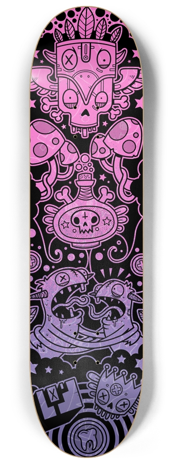 Totemic (colour) 8-1/4 Skateboard Deck