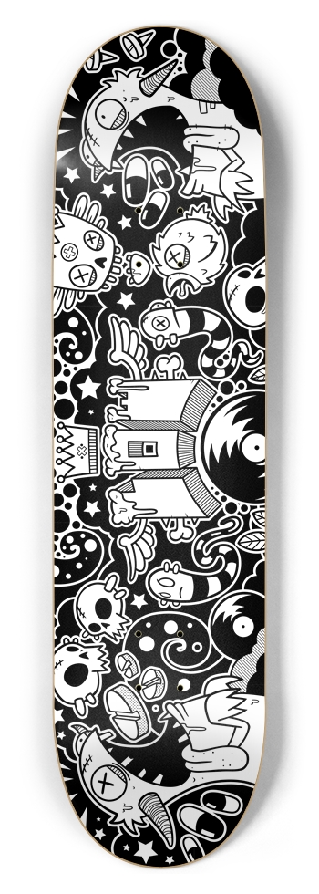 Wurme 8-1/2 Skateboard Deck