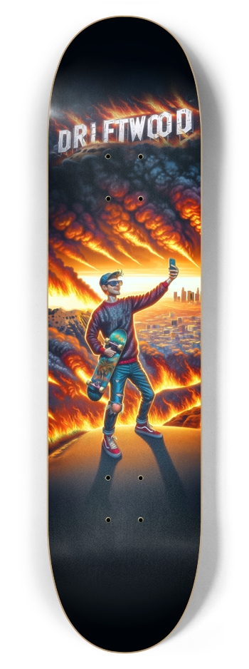 Burning Hollywood Popsicle 7-7/8 Skateboard Deck