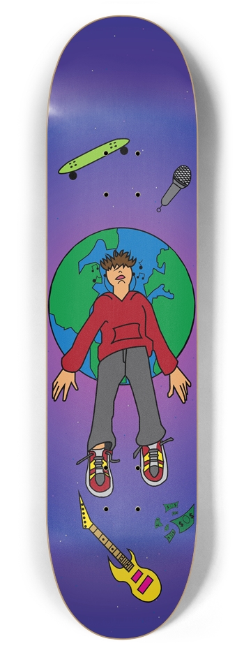 David 7-7/8 Skateboard Deck