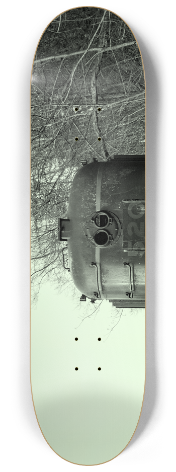 Abandoned 520 Train (glow in the dark) #1 8-1/4 Skateboard Deck