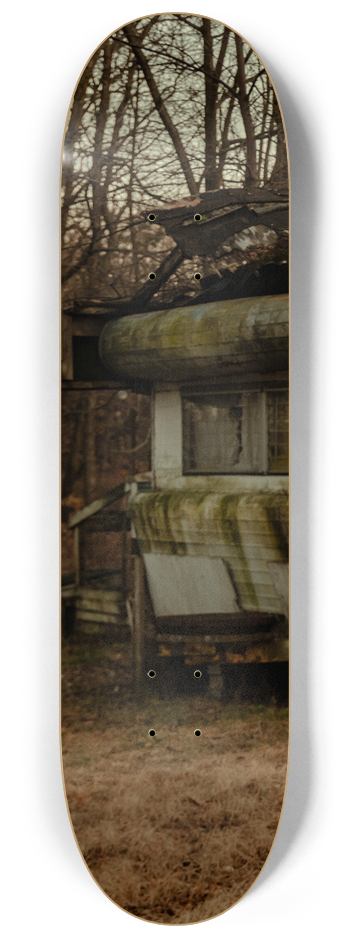 Abandoned Trailer (glow in the dark) #1 8-1/4 Skateboard Deck