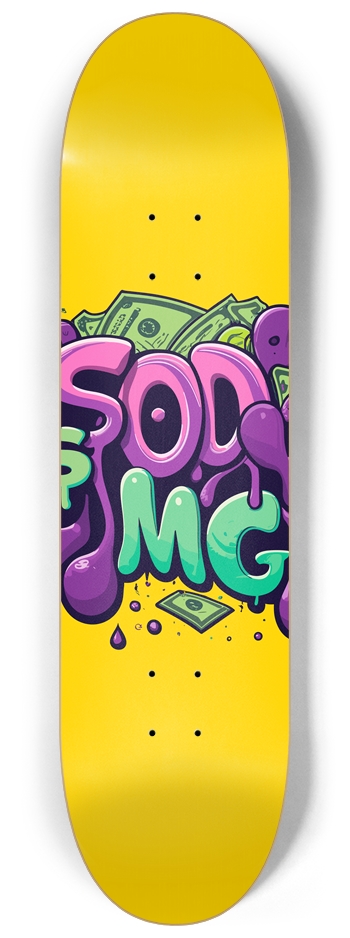 SODMG Slime Skateboard 8-1/4 Skateboard Deck
