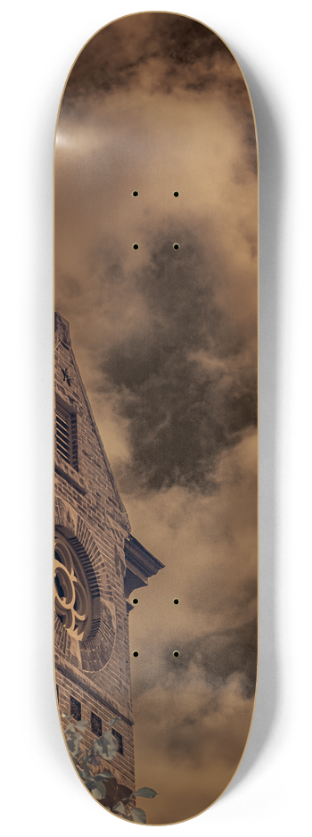 Church Steeple (glow in the dark) #3 8-1/4 Skateboard Deck