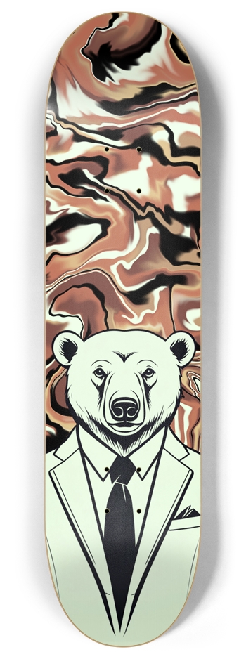 Safari Collection: Bear 8 Inch Skateboard Deck