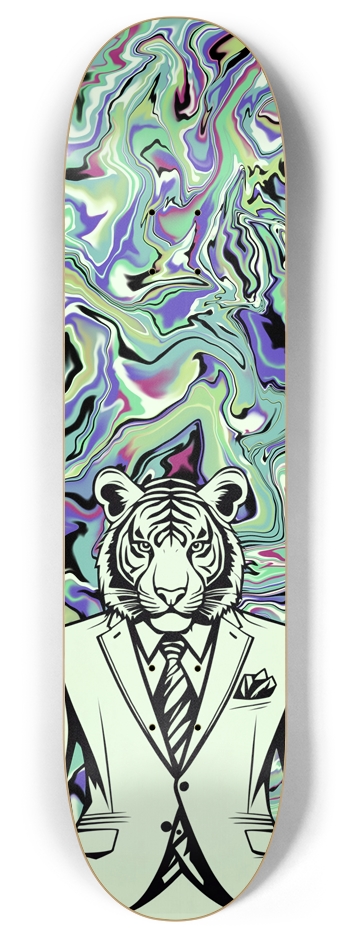 Safari Collection: Tiger 8 Inch Skateboard Deck