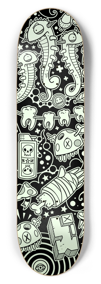 Glowteef 8-1/2 Skateboard Deck